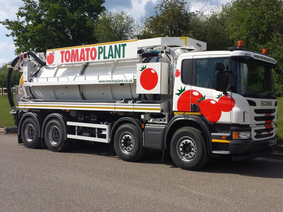 Tomato Plant | Tanker Division, 2000 gallon 4 axle recycler | Iver, Buckinghamshire & London large 3
