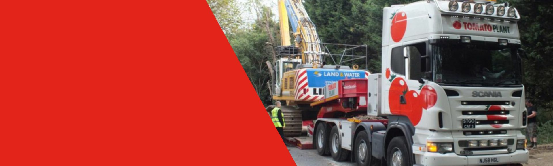 tomato plant 4 axle articulated truck