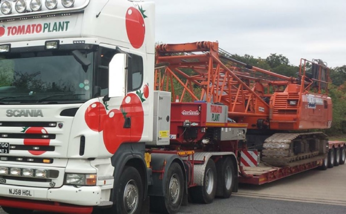 Tomato Plant 4 Axle Articulated Truck