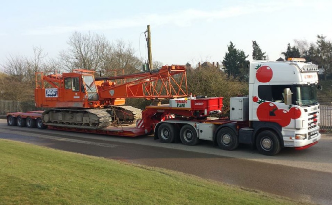 Tomato Plant 4 Axle Articulated Truck